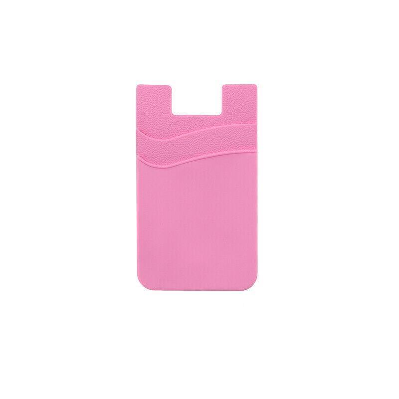 Silicone Phone Card Holder Double Layer Adhesive Wallet with 3M Backing - Green V528-LAYERSCARDHOLDER-GREEN-879729