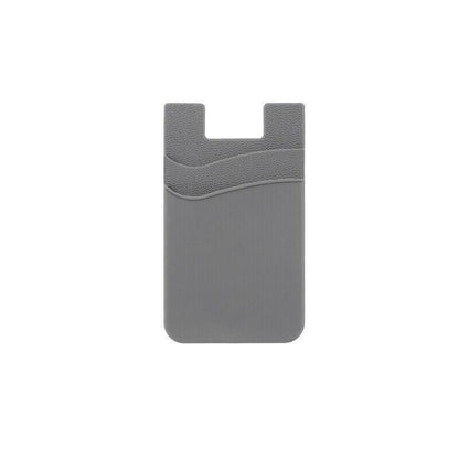Silicone Phone Card Holder Double Layer Adhesive Wallet with 3M Backing - Green V528-LAYERSCARDHOLDER-GREEN-879729