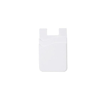 Silicone Phone Card Holder Double Layer Adhesive Wallet with 3M Backing - Grey V528-LAYERSCARDHOLDER-GREY-988763