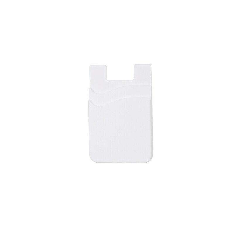 Silicone Phone Card Holder Double Layer Adhesive Wallet with 3M Backing - Orange V528-LAYERSCARDHOLDER-ORANGE-284931