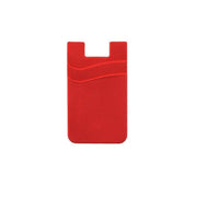 Silicone Phone Card Holder Double Layer Adhesive Wallet with 3M Backing - Orange V528-LAYERSCARDHOLDER-ORANGE-284931