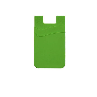 Silicone Phone Card Holder Double Layer Adhesive Wallet with 3M Backing - Red V528-LAYERSCARDHOLDER-RED-264842