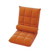 Floor Lounge Sofa Bed Chair with Lumbar Pillow Folding Adjustable Cushion - Pink V528-LAZY-COUCH-PINK-248567
