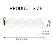 2X Large Ice Ball Maker Cube Tray Big Silicone Mold Sphere Whiskey Round Mould V528-LCEHOCKEY-2PCS-645642