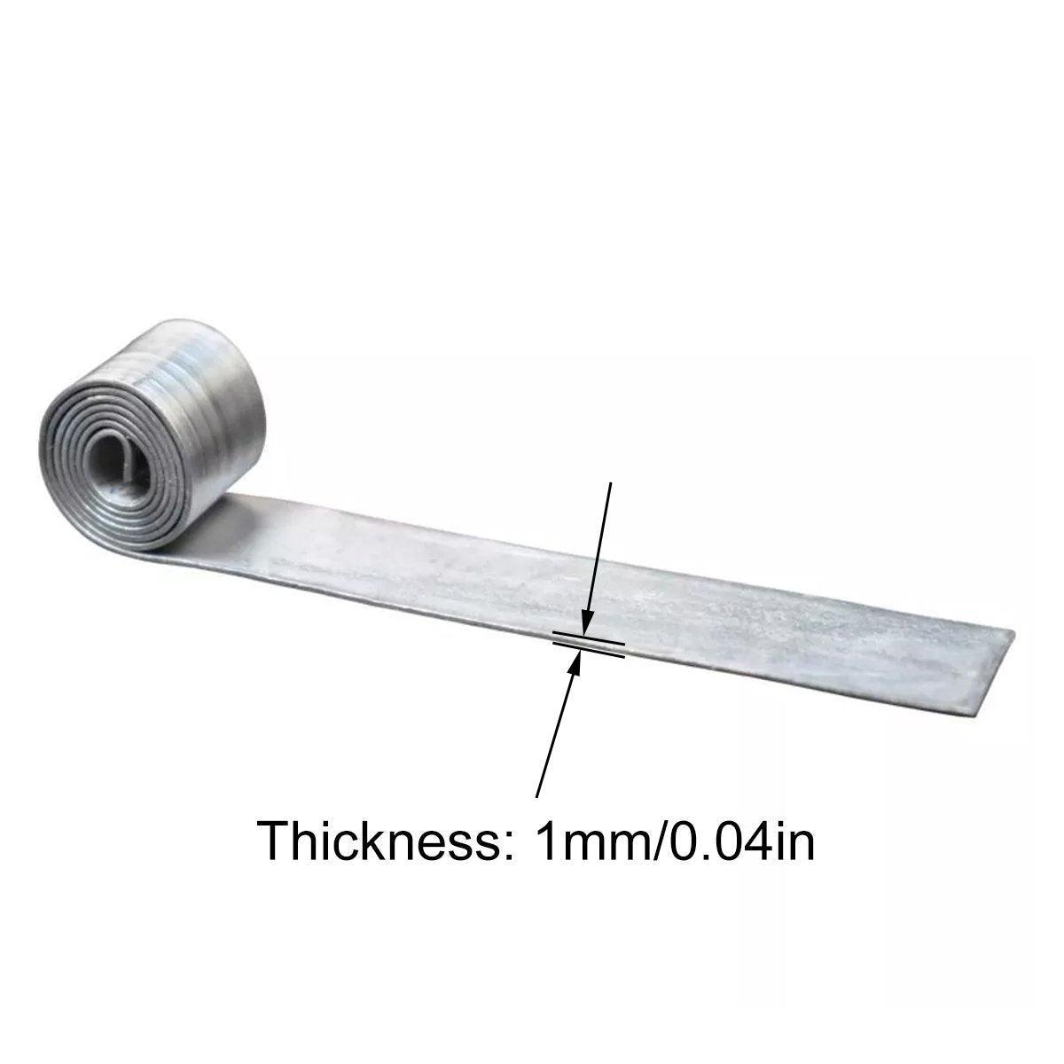 20X Drop Shot Weights Lead Sheet Strip Fishing Supplies Lead Sinker LeadSheeting V528-LEAD-STRAP-1-20PCS-711169