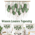 Cotton Rope Woven Leaves Tapestry Wall Hanging for Living Room Bedroom Decor V528-LEAF-TAPESTRY-21-760541