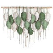 Cotton Rope Woven Leaves Tapestry Wall Hanging for Living Room Bedroom Decor V528-LEAF-TAPESTRY-21-760541