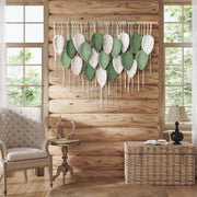 Cotton Rope Woven Leaves Tapestry Wall Hanging for Living Room Bedroom Decor V528-LEAF-TAPESTRY-21-760541