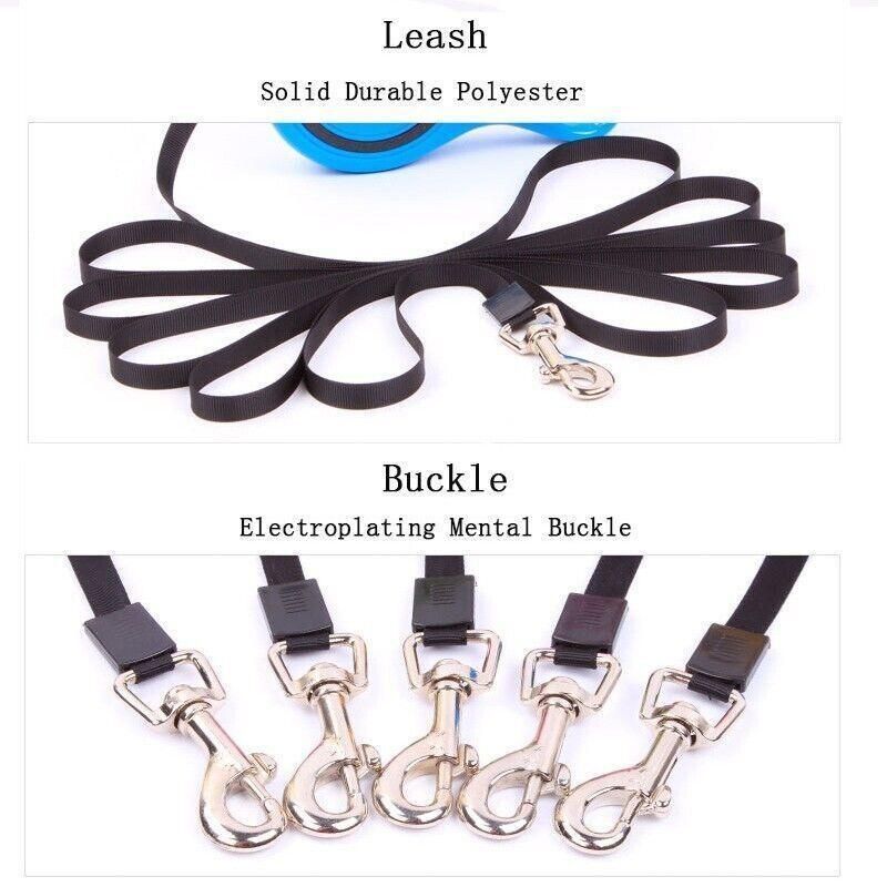 5M Dog Lead Leash Strong Retractable Extendable 5M Lockable Heavy Duty 15Kg - Green V528-LEASH-GREEN-5M-57481