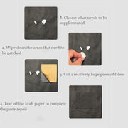 2X Self Adhesive Leather Repair Patches Kit for Sofa Couch Auto Interior Use - Brown V528-LEATHERPATCH-BROWN-2-94749