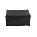 Large Size Tissue Box Dispenser Paper Holder Napkin Case Pu Leather Cover - Black V528-LEATHERTISSUEBO-BLACK-L-47185