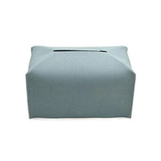 Large Size Tissue Box Dispenser Paper Holder Napkin Case Pu Leather Cover - Green V528-LEATHERTISSUEBO-GREEN-L-91572