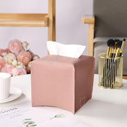 Large Size Tissue Box Dispenser Paper Holder Napkin Case Pu Leather Cover - Green V528-LEATHERTISSUEBO-GREEN-L-91572