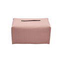 Large Size Tissue Box Dispenser Paper Holder Napkin Case Pu Leather Cover - Pink V528-LEATHERTISSUEBO-PINK-L-58792