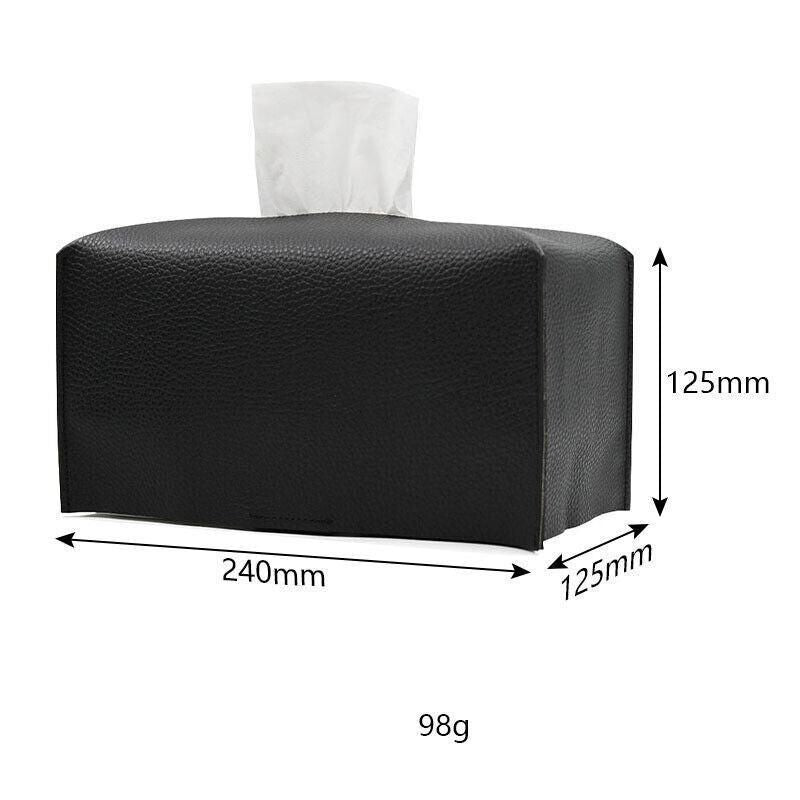 Large Size Tissue Box Dispenser Paper Holder Napkin Case Pu Leather Cover - Pink V528-LEATHERTISSUEBO-PINK-L-58792