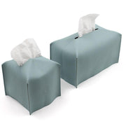 Large Size Tissue Box Dispenser Paper Holder Napkin Case Pu Leather Cover - Pink V528-LEATHERTISSUEBO-PINK-L-58792