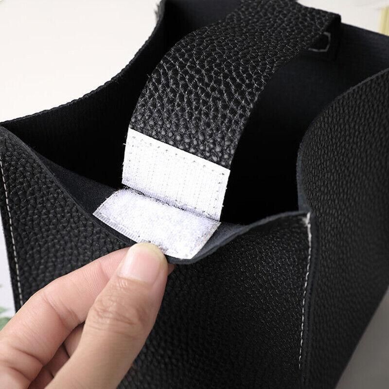 Large Size Tissue Box Dispenser Paper Holder Napkin Case Pu Leather Cover - Pink V528-LEATHERTISSUEBO-PINK-L-58792