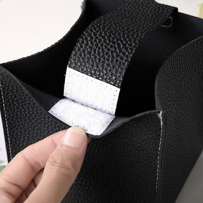 Large Size Tissue Box Dispenser Paper Holder Napkin Case Pu Leather Cover - Pink V528-LEATHERTISSUEBO-PINK-L-58792