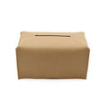 Large Size Tissue Box Dispenser Paper Holder Napkin Case Pu Leather Cover - Yellow V528-LEATHERTISSUEBO-YELLOW-L-65323