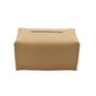 Large Size Tissue Box Dispenser Paper Holder Napkin Case Pu Leather Cover - Yellow V528-LEATHERTISSUEBO-YELLOW-L-65323