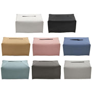 Large Size Tissue Box Dispenser Paper Holder Napkin Case Pu Leather Cover - Yellow V528-LEATHERTISSUEBO-YELLOW-L-65323