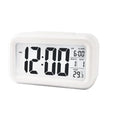 Digital Bedside Led Snooze Alarm Clock Time Temperature Day/Night Desktop Clock - White V528-LEDALARMCLOCK-WHITE-332845