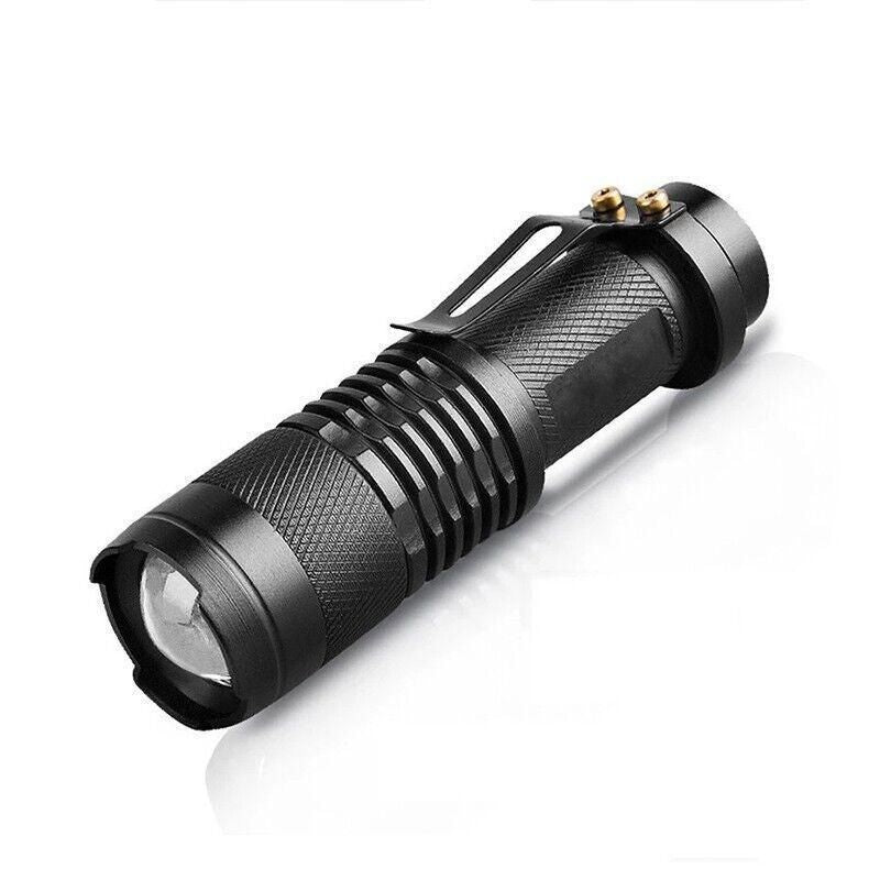 5/10x Mini Q5 LED Flashlight Torch Adjustable Focus Zoom Light Lamp 1200LM - 5PCS V528-LEDFLASHLIGHT-5PCS-349801
