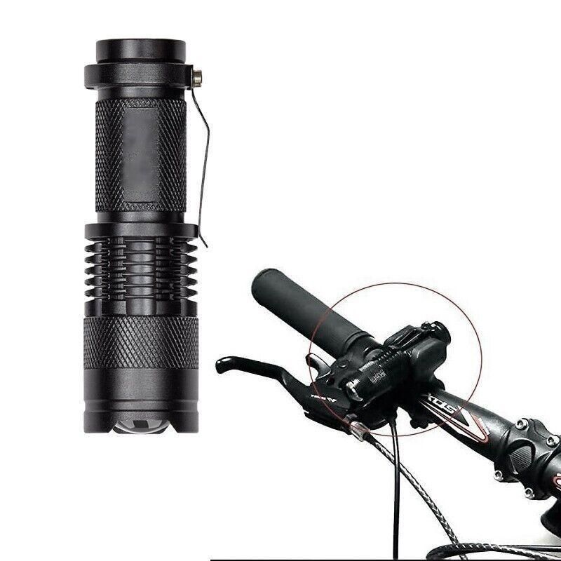5/10x Mini Q5 LED Flashlight Torch Adjustable Focus Zoom Light Lamp 1200LM - 5PCS V528-LEDFLASHLIGHT-5PCS-349801