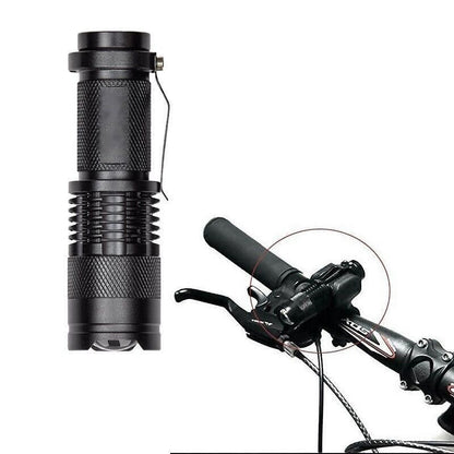 5/10x Mini Q5 LED Flashlight Torch Adjustable Focus Zoom Light Lamp 1200LM - 5PCS V528-LEDFLASHLIGHT-5PCS-349801