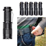5/10x Mini Q5 LED Flashlight Torch Adjustable Focus Zoom Light Lamp 1200LM - 5PCS V528-LEDFLASHLIGHT-5PCS-349801