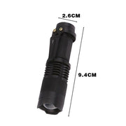 5/10x Mini Q5 LED Flashlight Torch Adjustable Focus Zoom Light Lamp 1200LM - 5PCS V528-LEDFLASHLIGHT-5PCS-349801