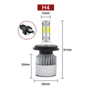 H4 9003 36W 300000LM LED Headlight kit Lamp Bulbs Globes High Low Beam Upgrade V528-LEDHEADLIGHTKIT-2PCS-861894
