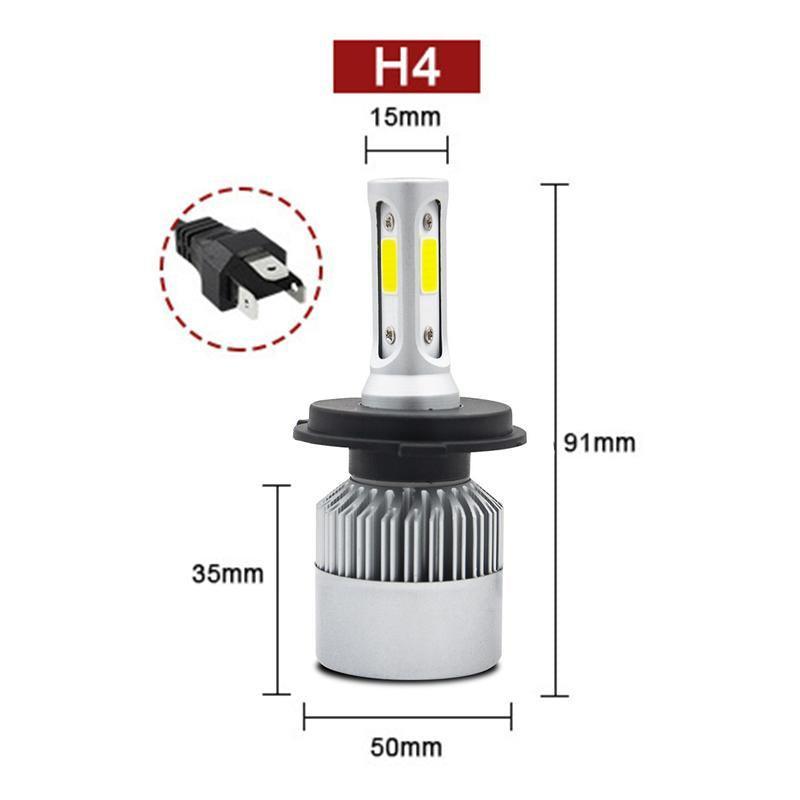 H4 9003 36W 300000LM LED Headlight kit Lamp Bulbs Globes High Low Beam Upgrade V528-LEDHEADLIGHTKIT-2PCS-861894
