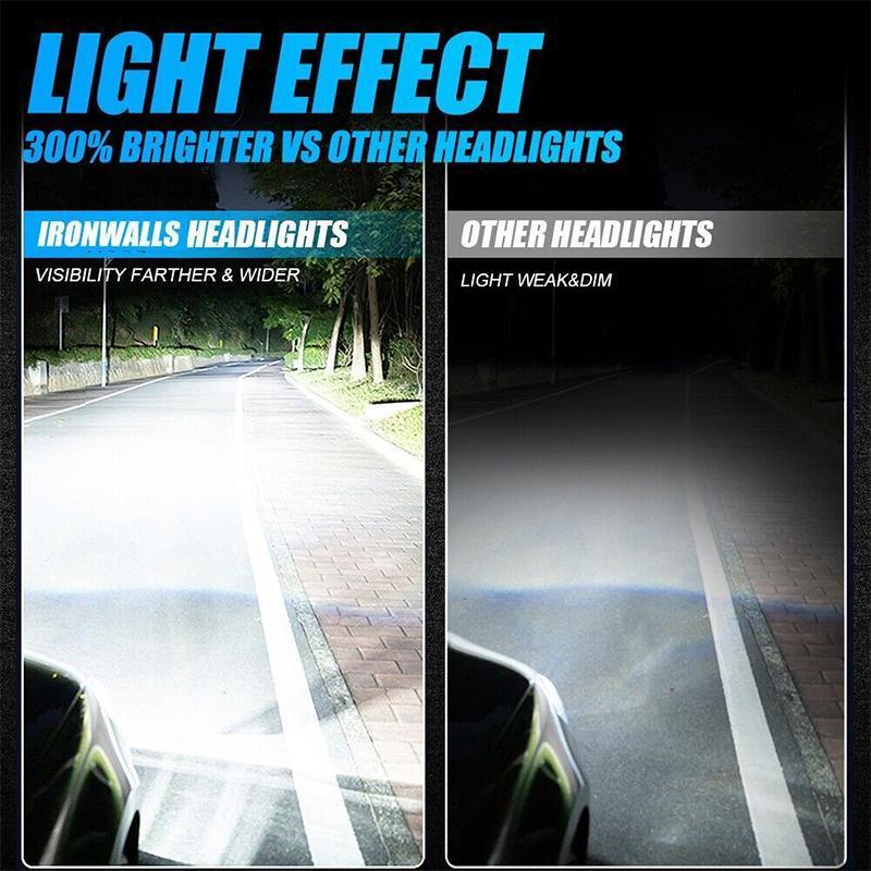 H4 9003 36W 300000LM LED Headlight kit Lamp Bulbs Globes High Low Beam Upgrade V528-LEDHEADLIGHTKIT-2PCS-861894