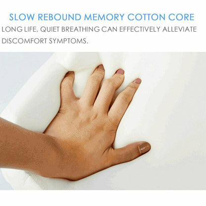 Knee Support Ergonomic Memory Foam Leg Pillow Cushion Washable Cover V528-LEGPILLOW-1PC-614236