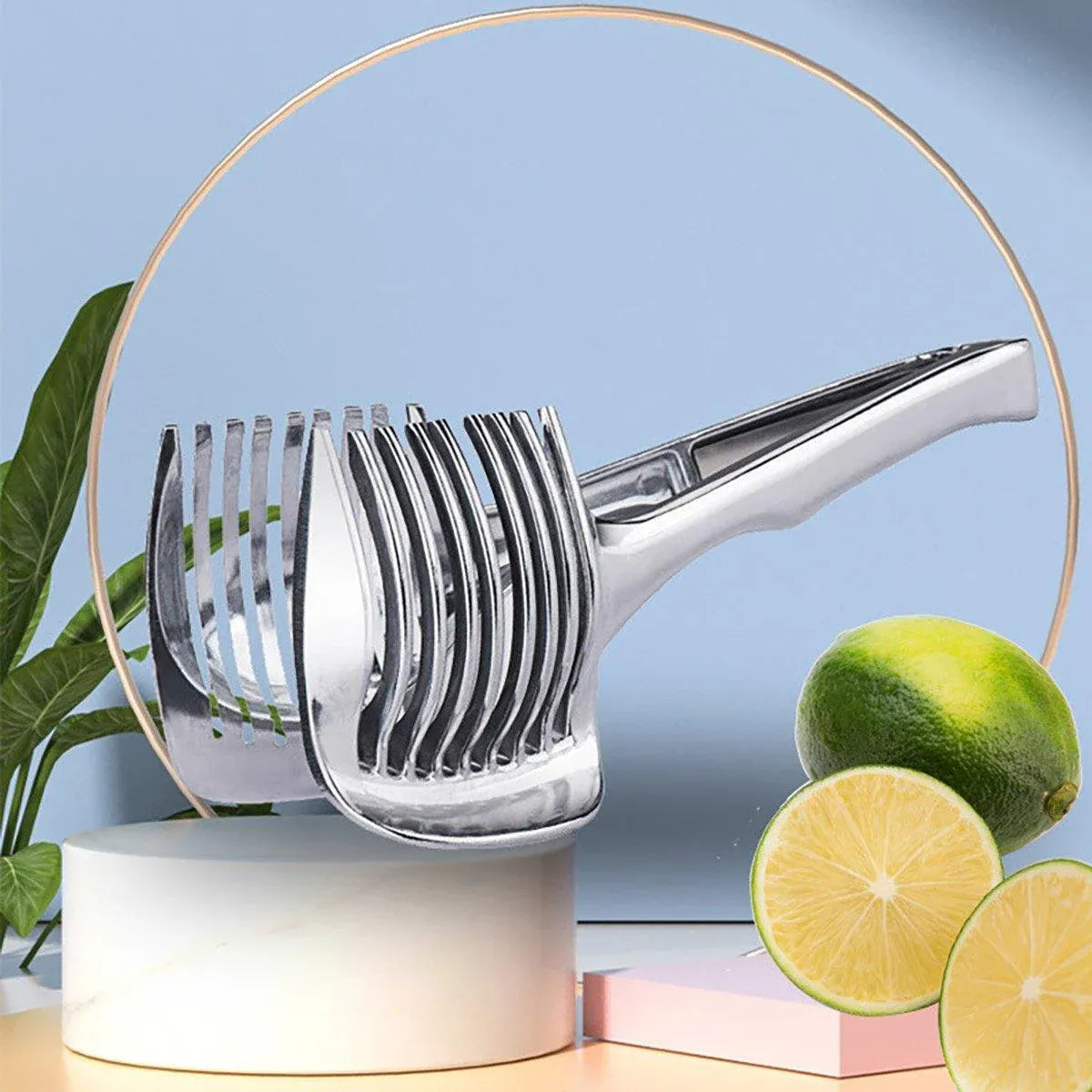 Multifunctional Lemon Tomato Fruit Slicer Cutter Tool with Handle for Household V528-LEMON-SLICER-160182