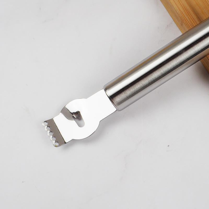 Lemon Zester Grater Knife Tool Stainless Steel with Channel Garnish Citrus Lime - Rose Gold V528-LEMONZESTER-ROSEGOLD-614316