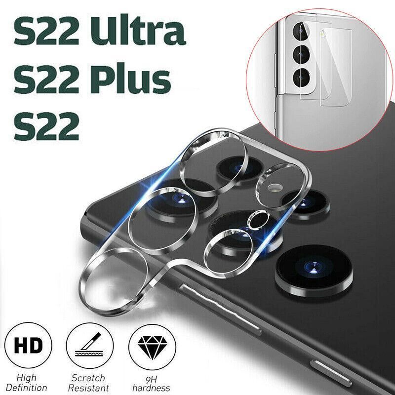 Samsung Galaxy S22 Ultra/Plus/S22 Camera Lens Protector Tempered Glass - For Galaxy S22 V528-LENSFILM-S22-42158