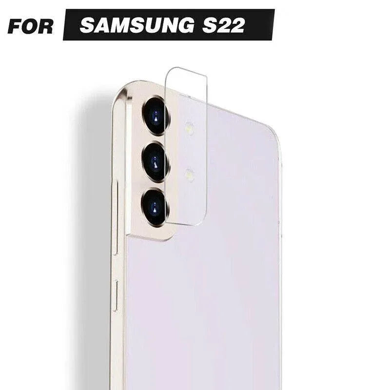 Samsung Galaxy S22 Ultra/Plus/S22 Camera Lens Protector Tempered Glass - For Galaxy S22 V528-LENSFILM-S22-42158
