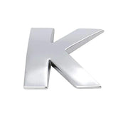 A-Z Alphabet Letters Car Sticker Self Adhesive Auto Badge Emblem 3D Chrome Good - K V528-LETTER-NUMBER-K30289