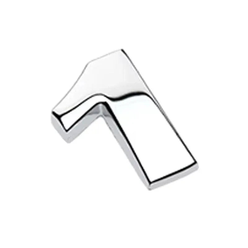 A-Z Alphabet Letters Car Sticker Self Adhesive Auto Badge Emblem 3D Chrome Good - Number 1