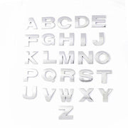 A-Z Alphabet Letters Car Sticker Self Adhesive Auto Badge Emblem 3D Chrome Good - Number 2