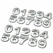 A-Z Alphabet Letters Car Sticker Self Adhesive Auto Badge Emblem 3D Chrome Good - Number 2