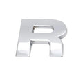 A-Z Alphabet Letters Car Sticker Self Adhesive Auto Badge Emblem 3D Chrome Good - R V528-LETTER-NUMBER-R98121