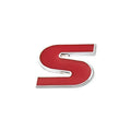 A-Z Alphabet Letters Car Sticker Self Adhesive Auto Badge Emblem 3D Chrome Good - Red S V528-LETTER-NUMBER-REDS28135