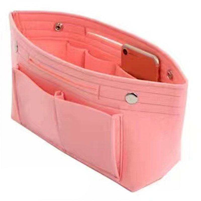 Travel Organiser Handbag Felt Bag Tote Insert Liner Purse Pouch Women 25*16*9Cm - Light Grey V528-LICOLOUR-LIGHTGREY86048