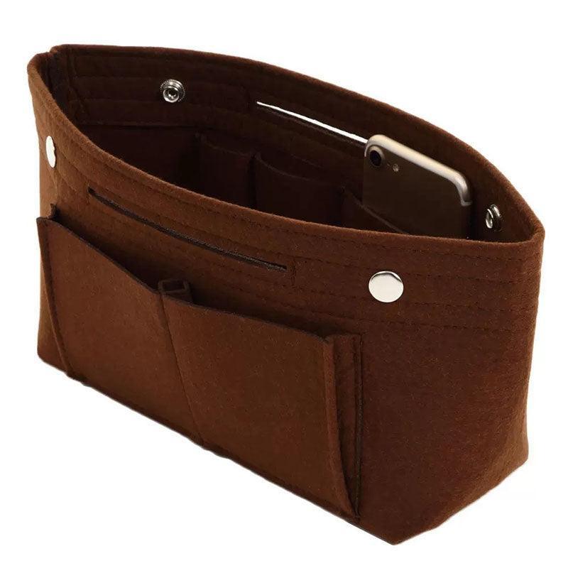 Travel Organiser Handbag Felt Bag Tote Insert Liner Purse Pouch Women 25*16*9Cm - Light Grey V528-LICOLOUR-LIGHTGREY86048