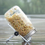 Seed Sprouting Lids Tools Strainer Screen Kits For Wide Mouth Mason Canning Jar - 1SET V528-LIDS-1SET-256301