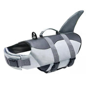 Pet Life Jacket Dog Swim Vest Outdoor Water Gear for Summer Swimming Activities - Grey M V528-LIFE-JACKET-GREY-M-740950