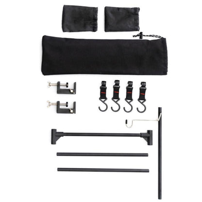 Outdoor Camping Hanging Rack Desktop Shelf Table Side Storage Camping Organizer V528-LIGHT-STAND-422427